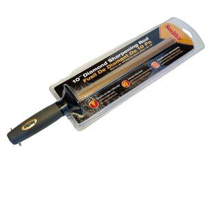 Smith's Oval Diamond Sharpening Steel 10" Rod 3001 New Sealed